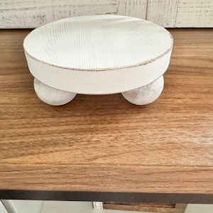 Farmhouse Riser | Riser for Tier Trays | White Washed Riser | Mug Stand