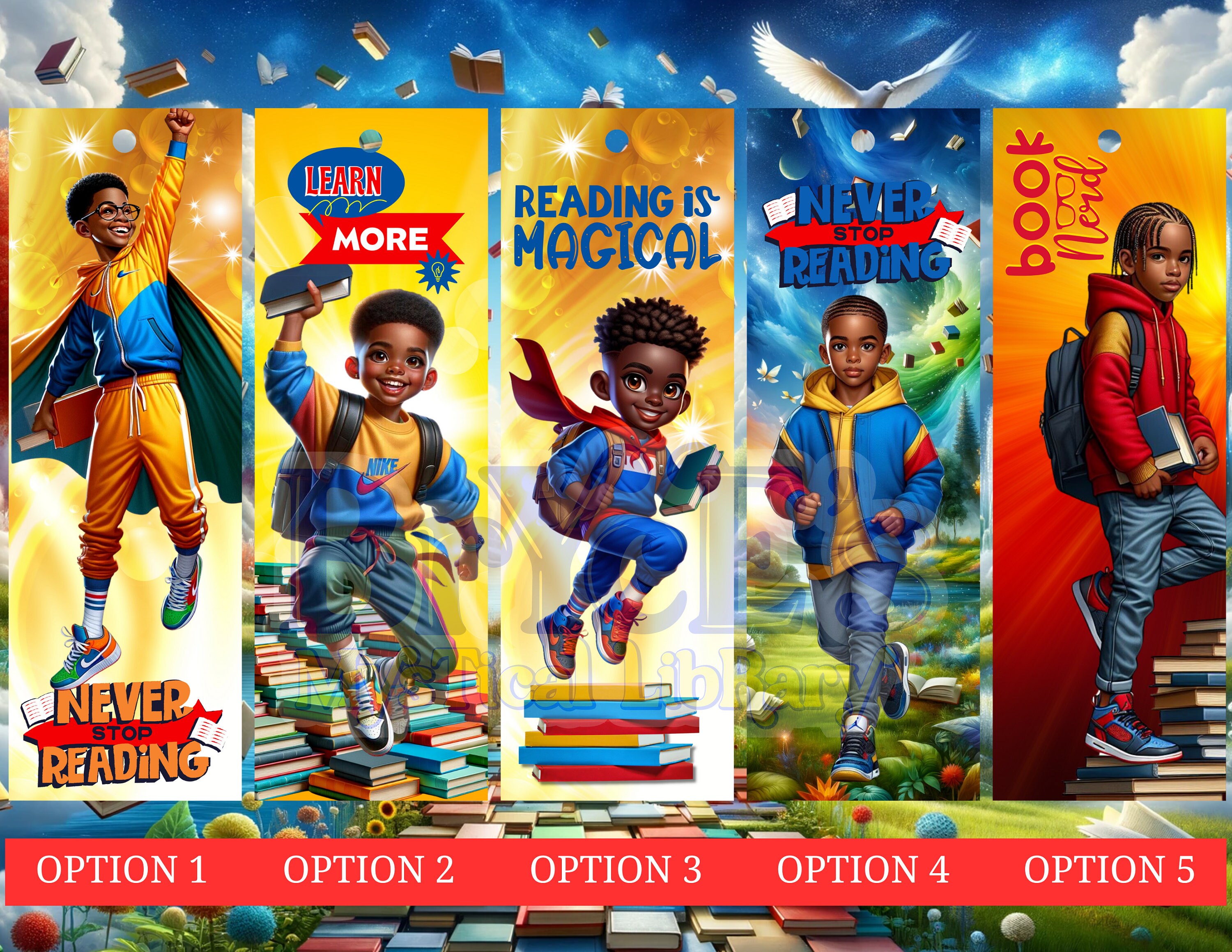 Little Adventurers Bookmark | Kids' Bookmarks | Young Explorers | Encouraging Reading | Homeschool Essentials | Gift for Young Boys