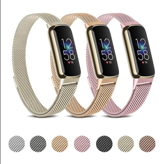 Fitbit Luxe Bands Stainless Steel Bracelet Replacement Etsy