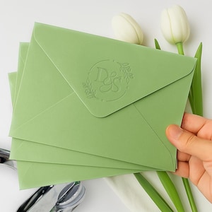 Custom Wedding embossing stamp, Wedding Embosser Stamp, Monogram Embosser, Napkin Embosser, Wedding Stamp,Embosser for Invitations ES410FNK0