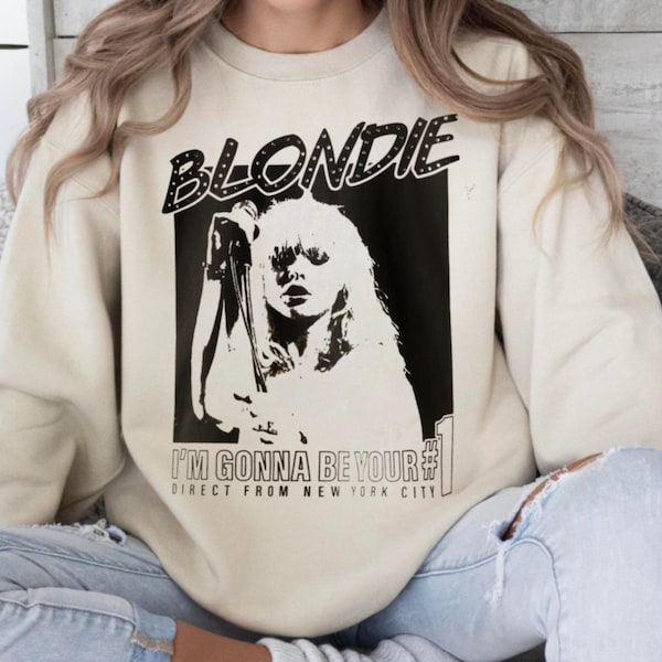 Blondie Vintage Shirt, Blondie T-Shirt, Blondie Retro Sweatshirt, Debbie Harry Retro Shirt, Heart Of Glass Shirt, Blondie Rock Band Hoodie