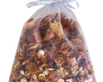Bath Tea Rose Geranium Romantic Relaxing Epsom Salt Soak Natural