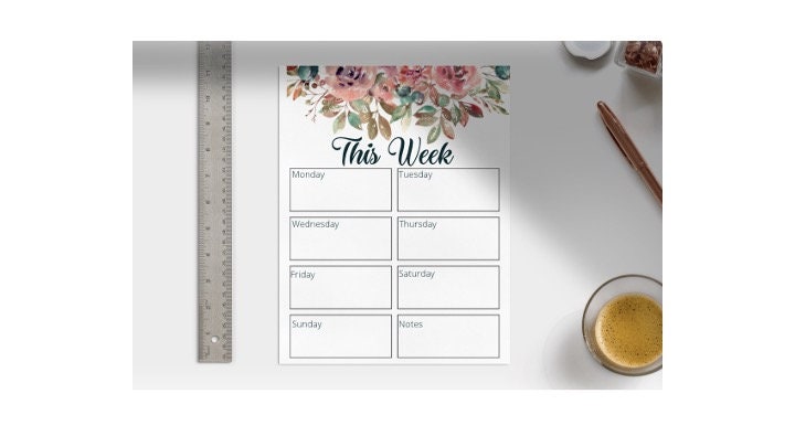 Printable Planner - Etsy
