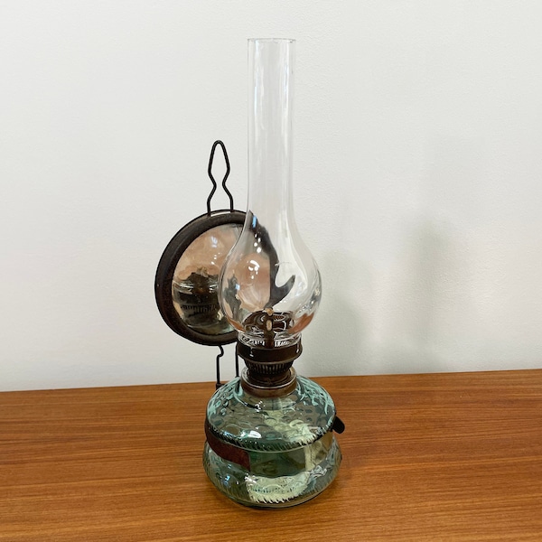 Antique Hanging Oil Lamp Etsy