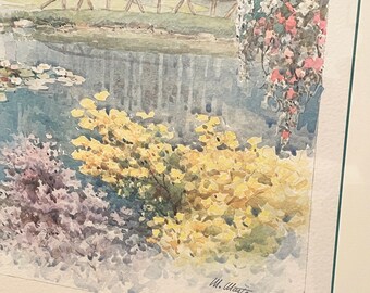 M. Marten, Lights in the Pond公園風景画