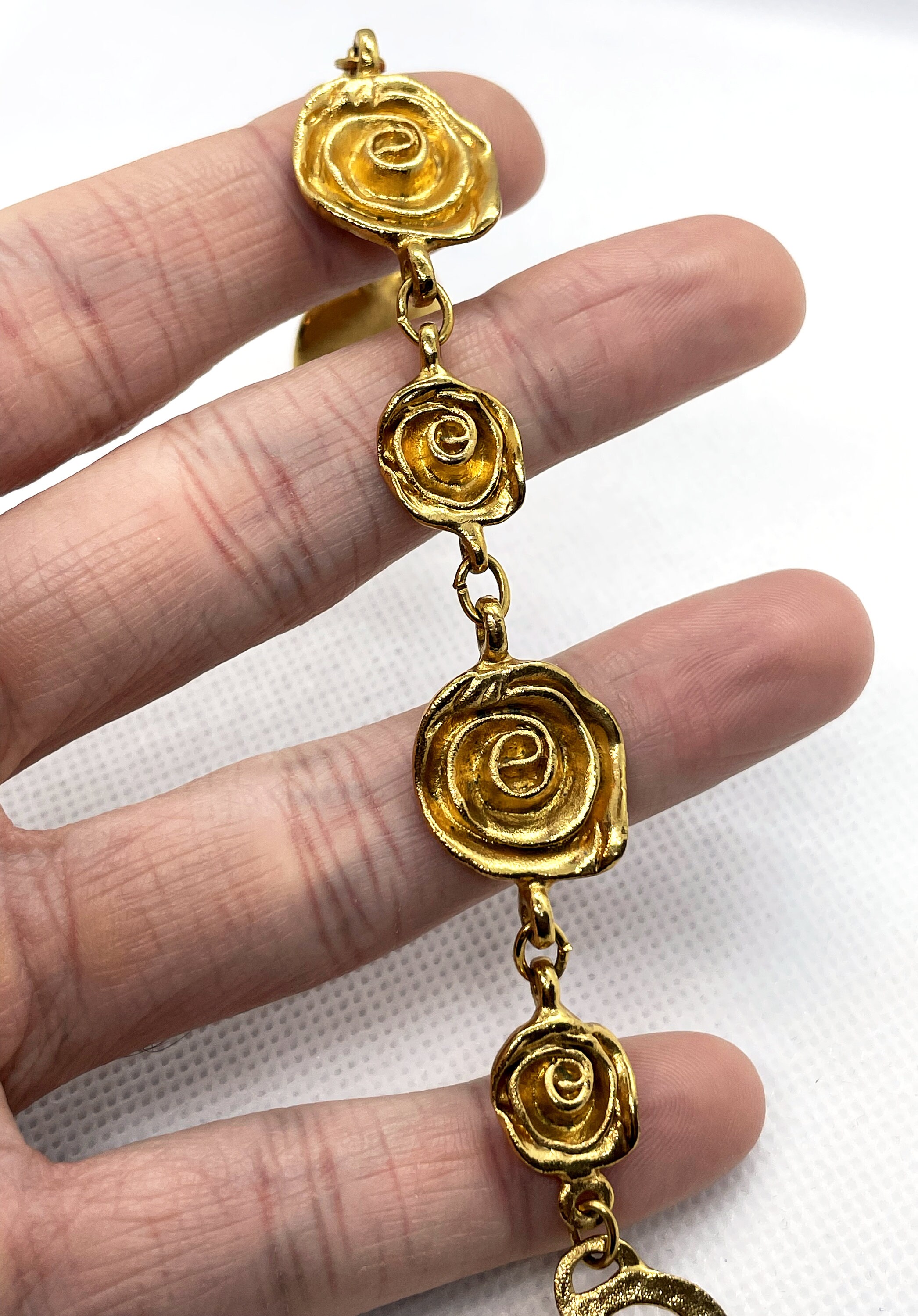 Bracelet Yves Rocher Vintage Plaqué Or – Homme – état D’usage