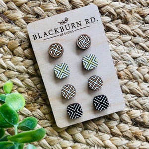 Thin Pointed Stripe Studs Bundle Digital File