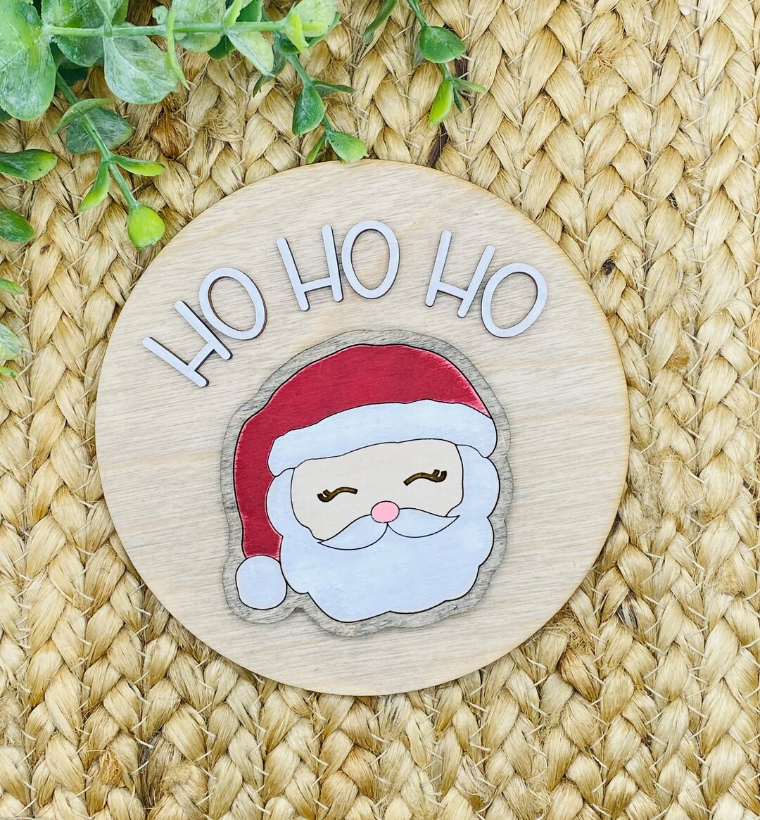 Santa Insert Arched Hohoho Santa Insert Digital File - Etsy