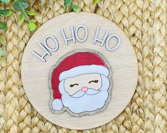Arched HoHoHo Santa Insert Digital File