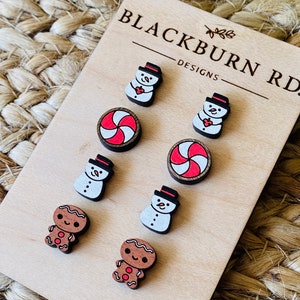 Winter Wooden Studs 4 Pack Digital File