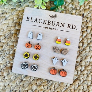 Fall Stud Earrings Mega Bundle Digital File