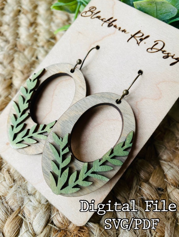 Magnolia and vine earrings sale