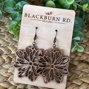 Flower Poppy Doodle Dangles Digital File