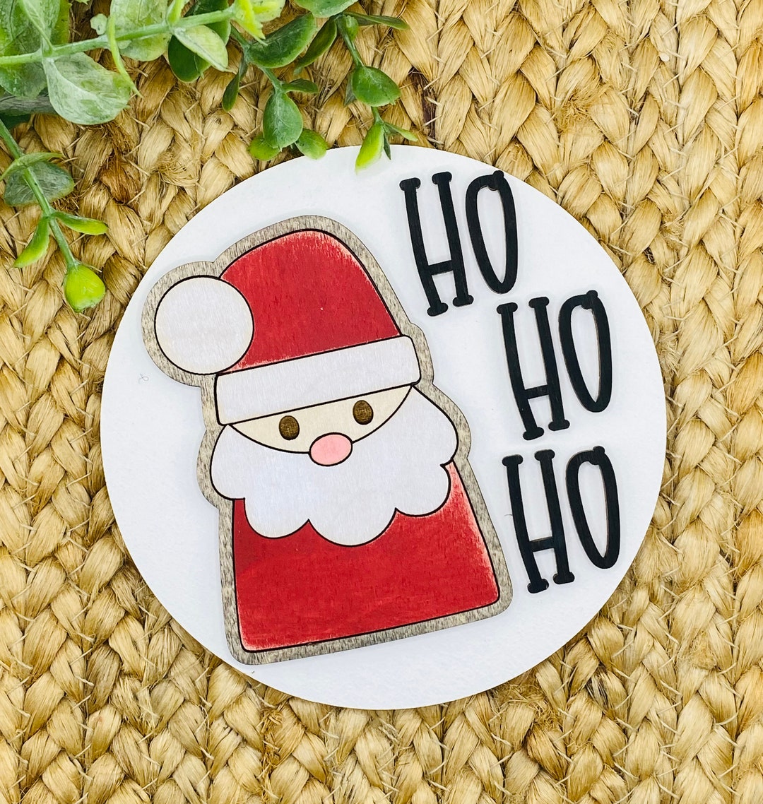 Santa Insert Santa and Side Hohoho Insert Digital File - Etsy