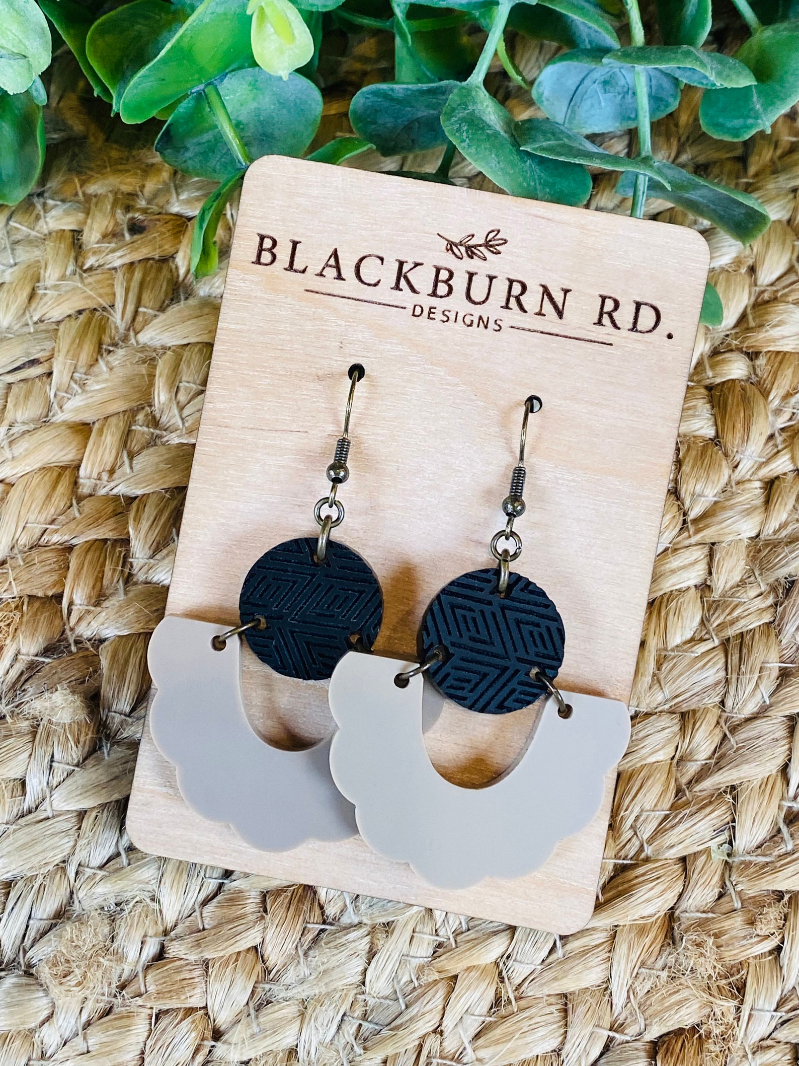 Geometric Pattern Scalloped Connector Dangles Bundle Digital File - Etsy