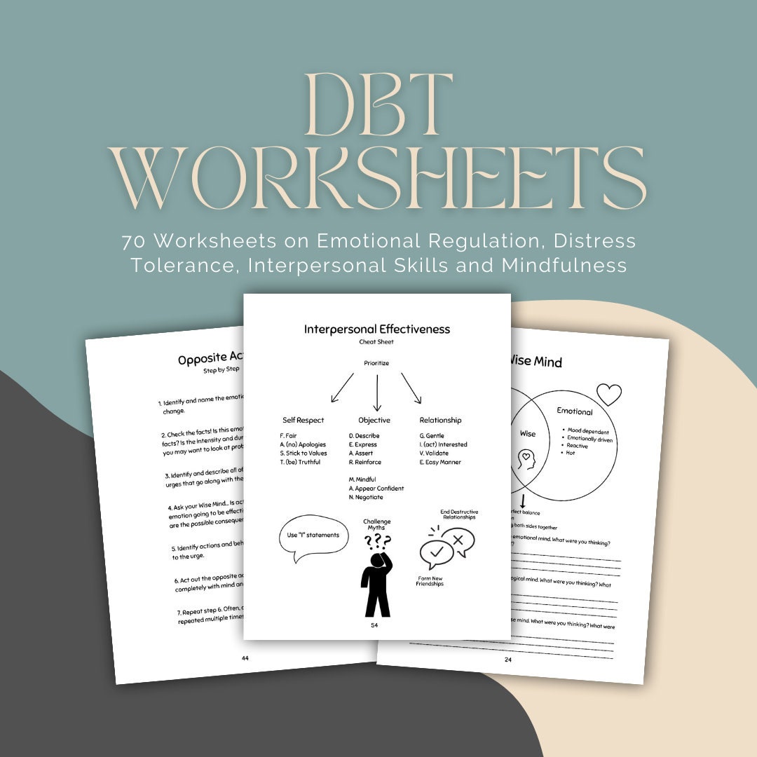 DBT Worksheets Etsy