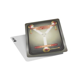 BTTF Flux Capacitor Playing Cards