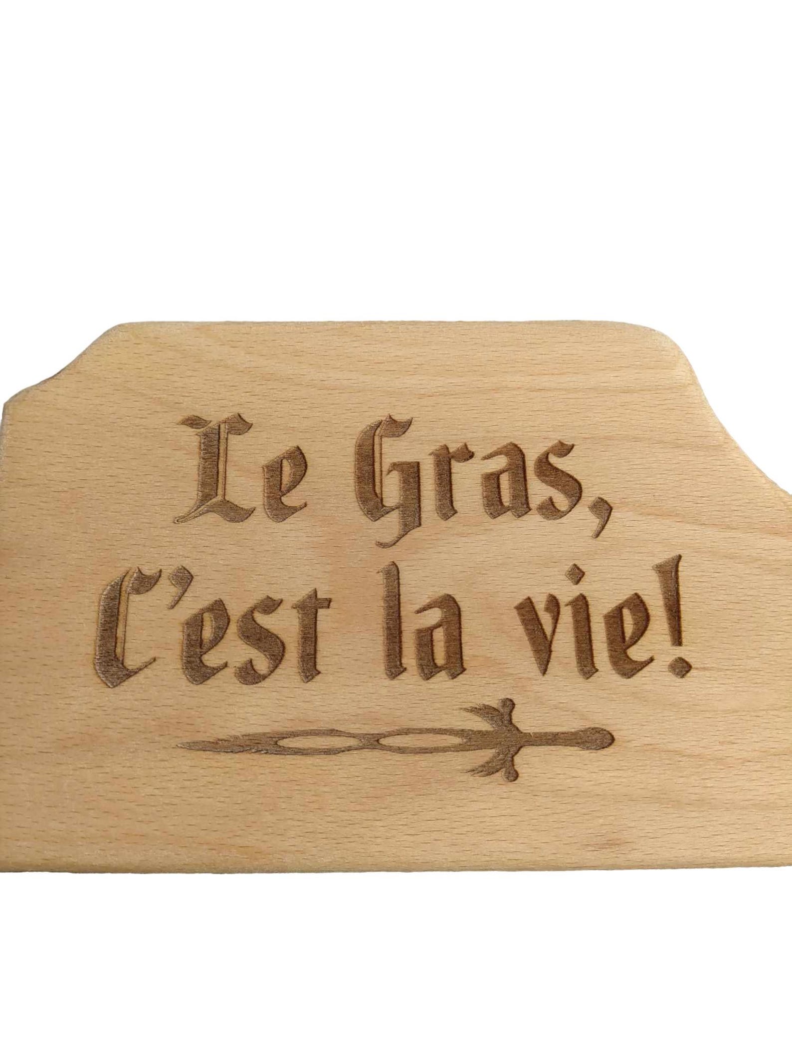 Federa Per Cuscino 40x40 Cm - Kaamelott 'Le Gras C'Est La Vie' - Bicolore Fronte Poliestere Retro Cotone - Stampa Sublimazione