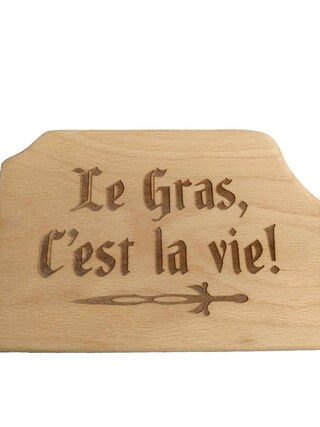 Federa Per Cuscino 40x40 Cm - Kaamelott 'Le Gras C'Est La Vie' - Bicolore Fronte Poliestere Retro Cotone - Stampa Sublimazione