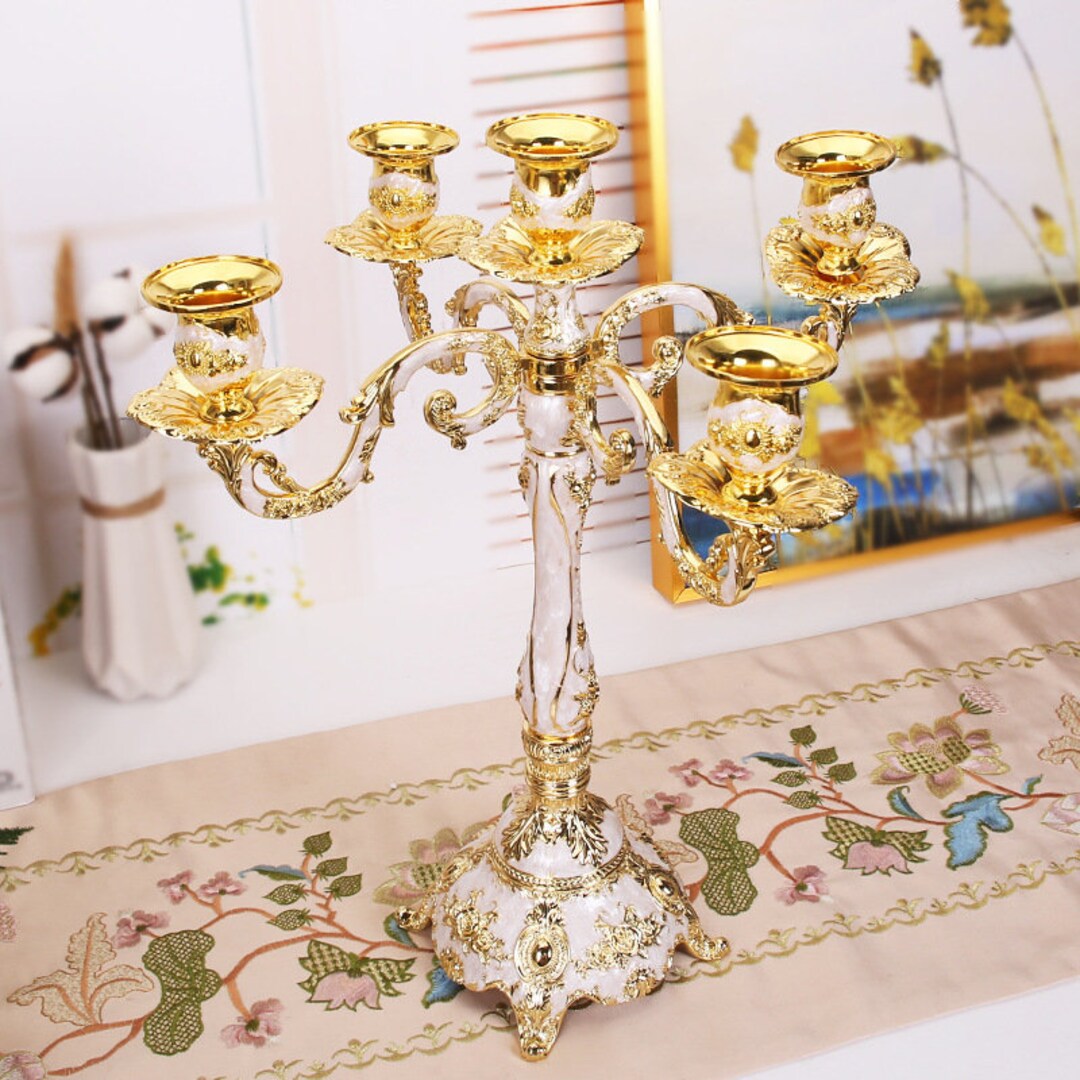 2 Menorahs De Hanoukka à LED - En Fer, 4,3x6,2 Cm - Fonctionne Sur Piles, Lumière Vacillante - Décoration De Fête Religieuse
