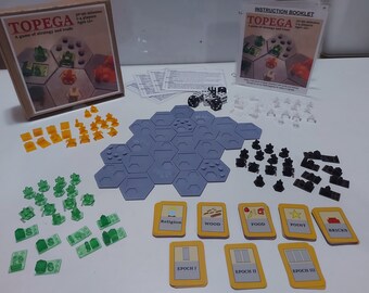Topega - 1-4 player strategy board Game - Settlers Game