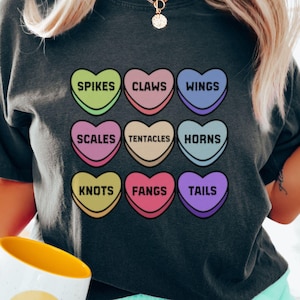 Monster Romance Trope Shirt - Dark Fantasy Book Lover Tee - Spicy Romance T-Shirt - Cute Monster Tropes Apparel - Bookish Gift for Readers