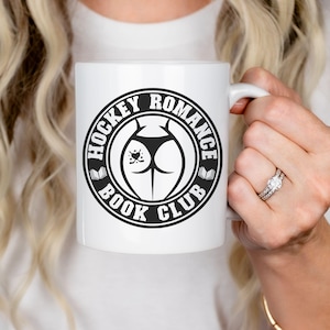 Hockey Romance Book Club Mug | Spicy Sports Romance Gift | Smutty Bookish Coffee Cup | Booktok Reader Mug | Icy Book Boyfriend Merch