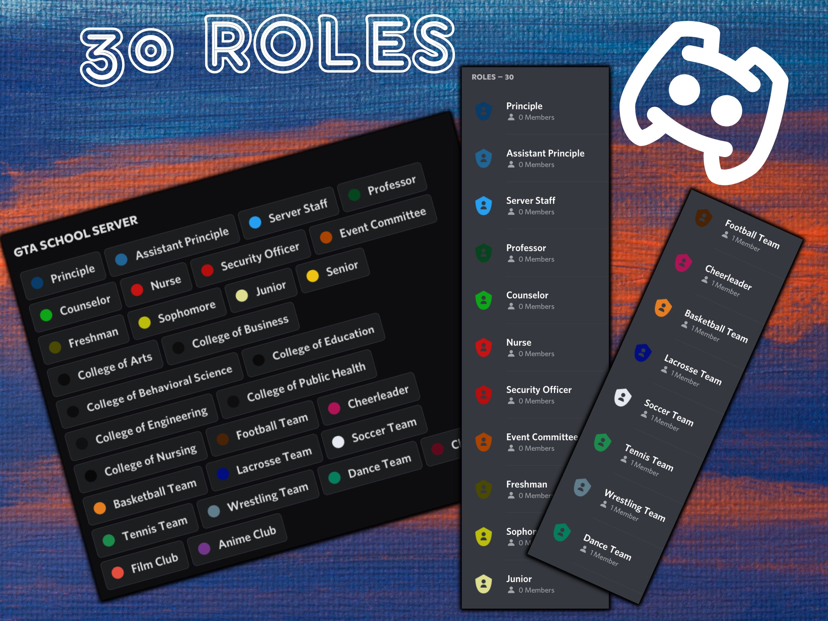 GTA Discord Server Template Fivem Discord Server School RP Custom GTA Discord Server Template Fivem Discord Server School RP Custom