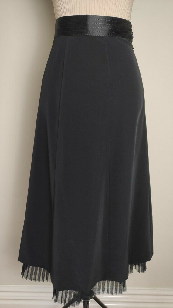 Buy Womens Vintage Black Laura Ashley Midi Skirt UK8 EU34 Frill Bottom Ladies A Line Online in India Etsy