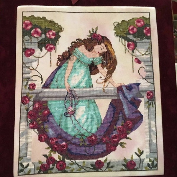 Nora Corbett Wherefore Art Thou 3 part cross stitch chart