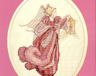 Victorian Angel cross stitch chart by Serendipity Designs