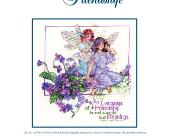 Meaning of Friendship by The Vermillion Stitchery cross stitch chart