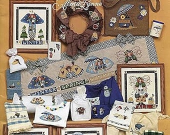 Four Seasons Angels cross stitch booklet