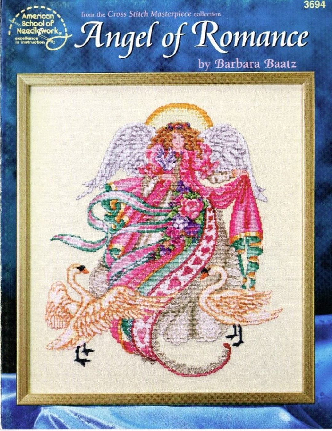 Angel of Romance Cross Stitch Chart American School of Needlework Etsy