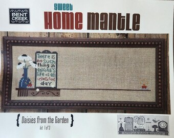 Bent Creek Sweet Home Mantle cross stitch Kit