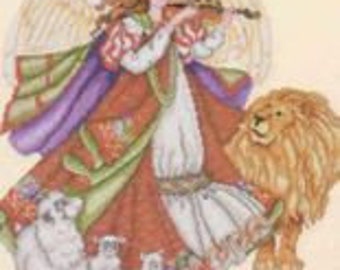 Angel of Peace cross stitch chart American School of Needlework