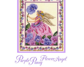 Purple Pansy Angel