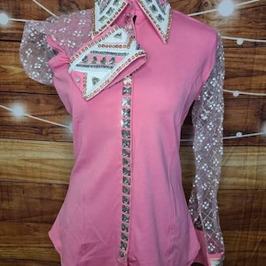 Western Show Shirt in Stretch Lycra Base