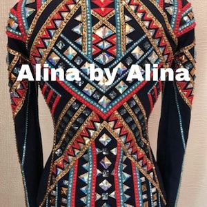 Western Show Jacket on black base