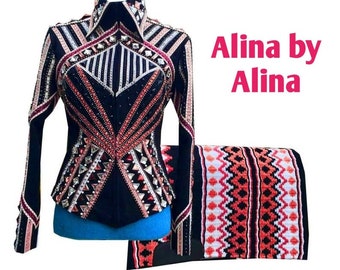 Chemise Spectacle Western Avec Coussin Assorti, Rodeo Queen (neuf, Inde)