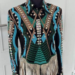 Show Jacket Western custom rodeo queen Showmanship women show Jacket