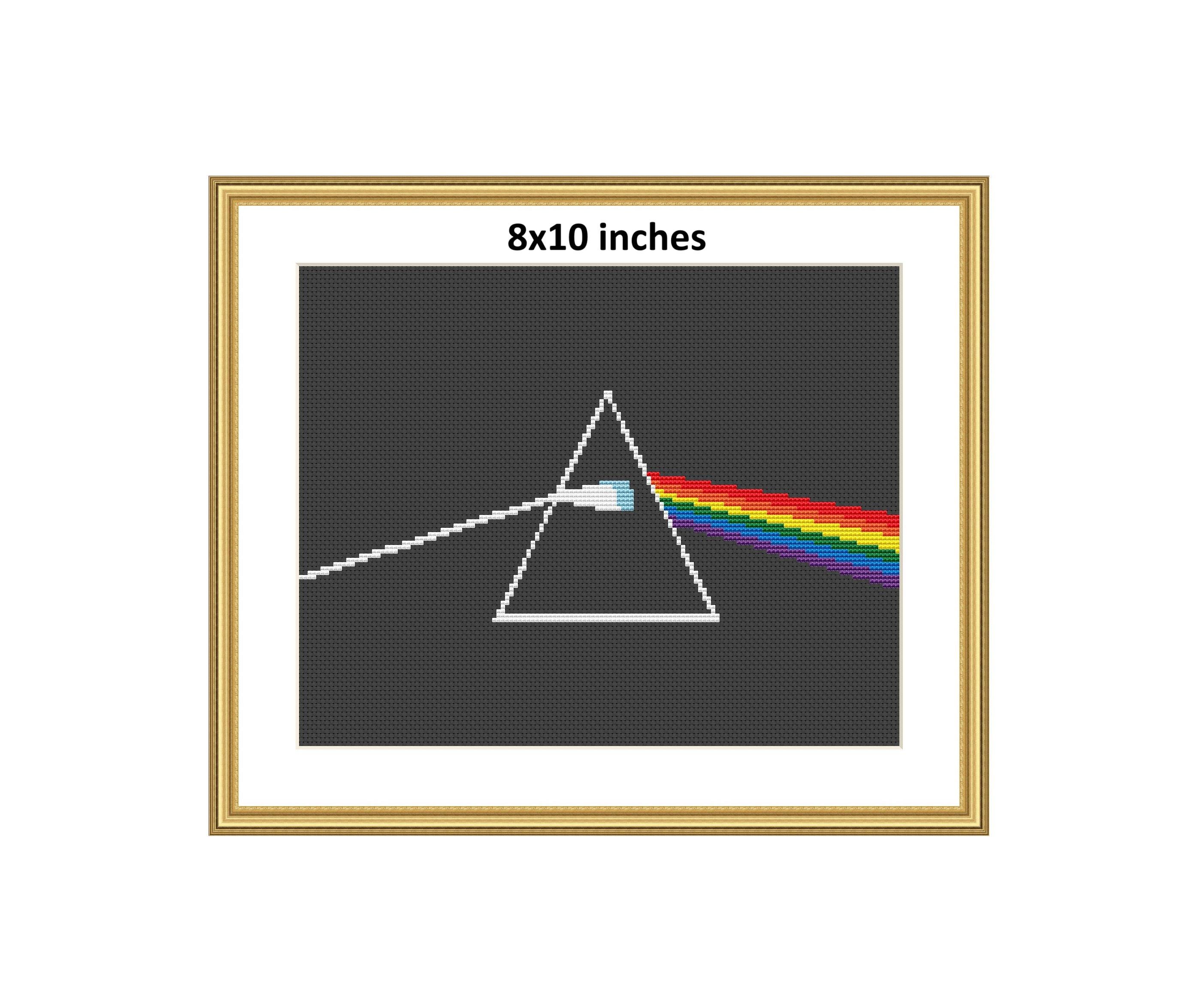 Poster Pink Floyd The Dark Side Of The Moon Sur Toile - 60x90cm - Décoration Chambre, Bureau - Toile Imprimée Haute Qualité