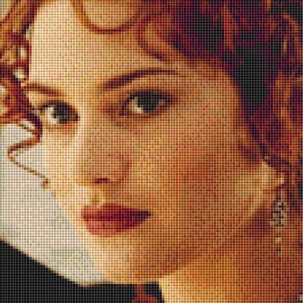 Rose DeWitt Bukater Cross Stitch Pattern