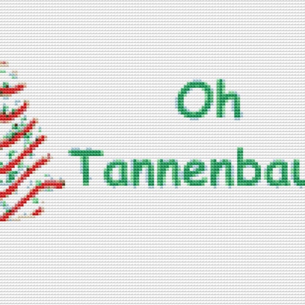 Oh Tannenbaum Cross Stitch Pattern