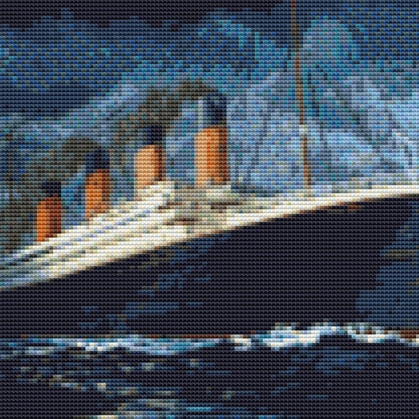 Titanic Cross Stitch Pattern