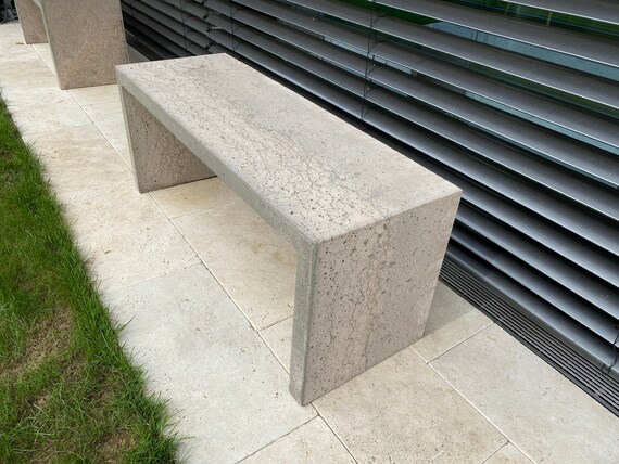 Outdoor cheap cement bench