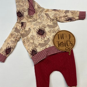 HP Wizard Map Passender Hoodie und Hosen Set