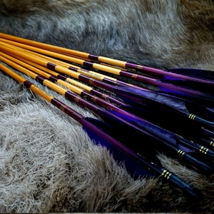 Traditional Arrows. 12 Piece. (OkcuBekir design parallel shafts )