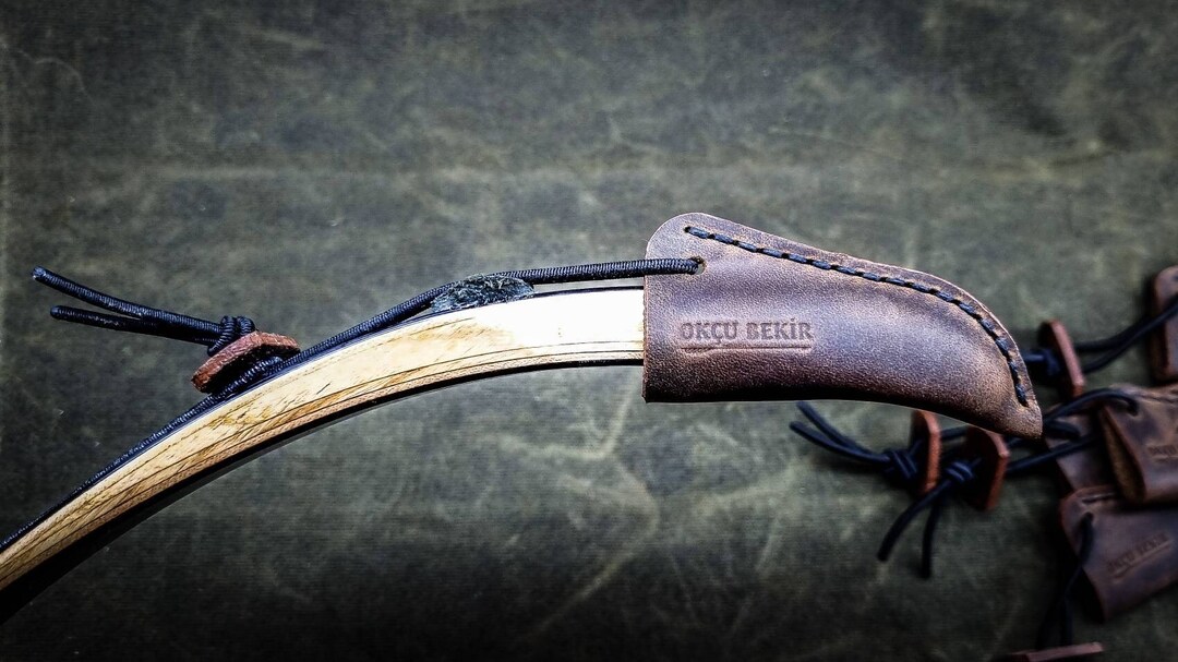 Leather Bow String Holder Etsy