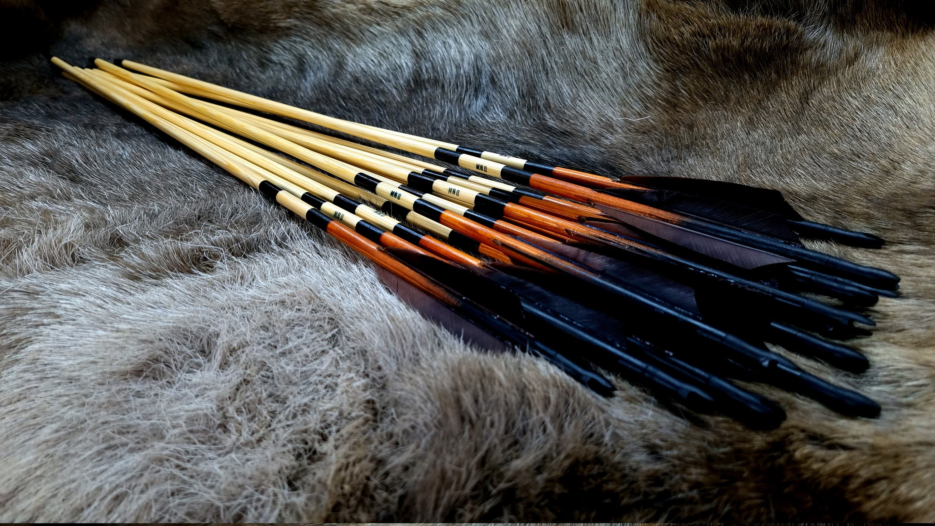 Training Arrows Set for Best Traditional Archery Wooden Arrows